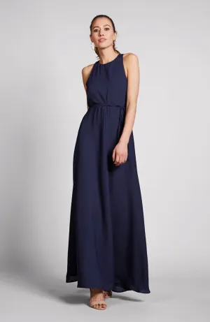 Vienna Dress in Ink Navy Blue