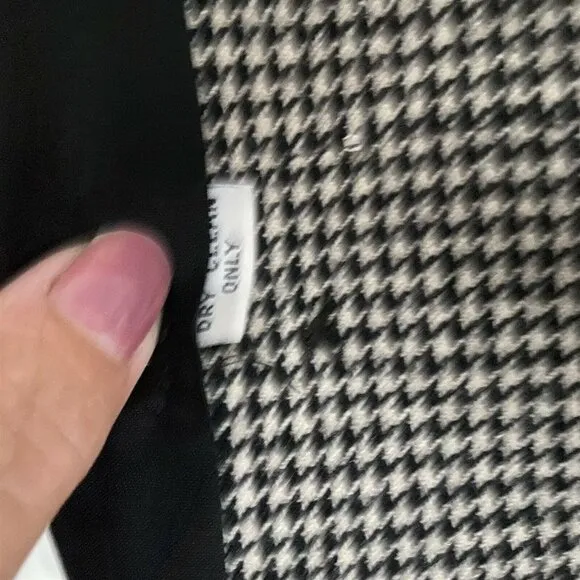 Vintage Bert Newman Cropped Double Breasted Jacket Houndstooth Military Band 4