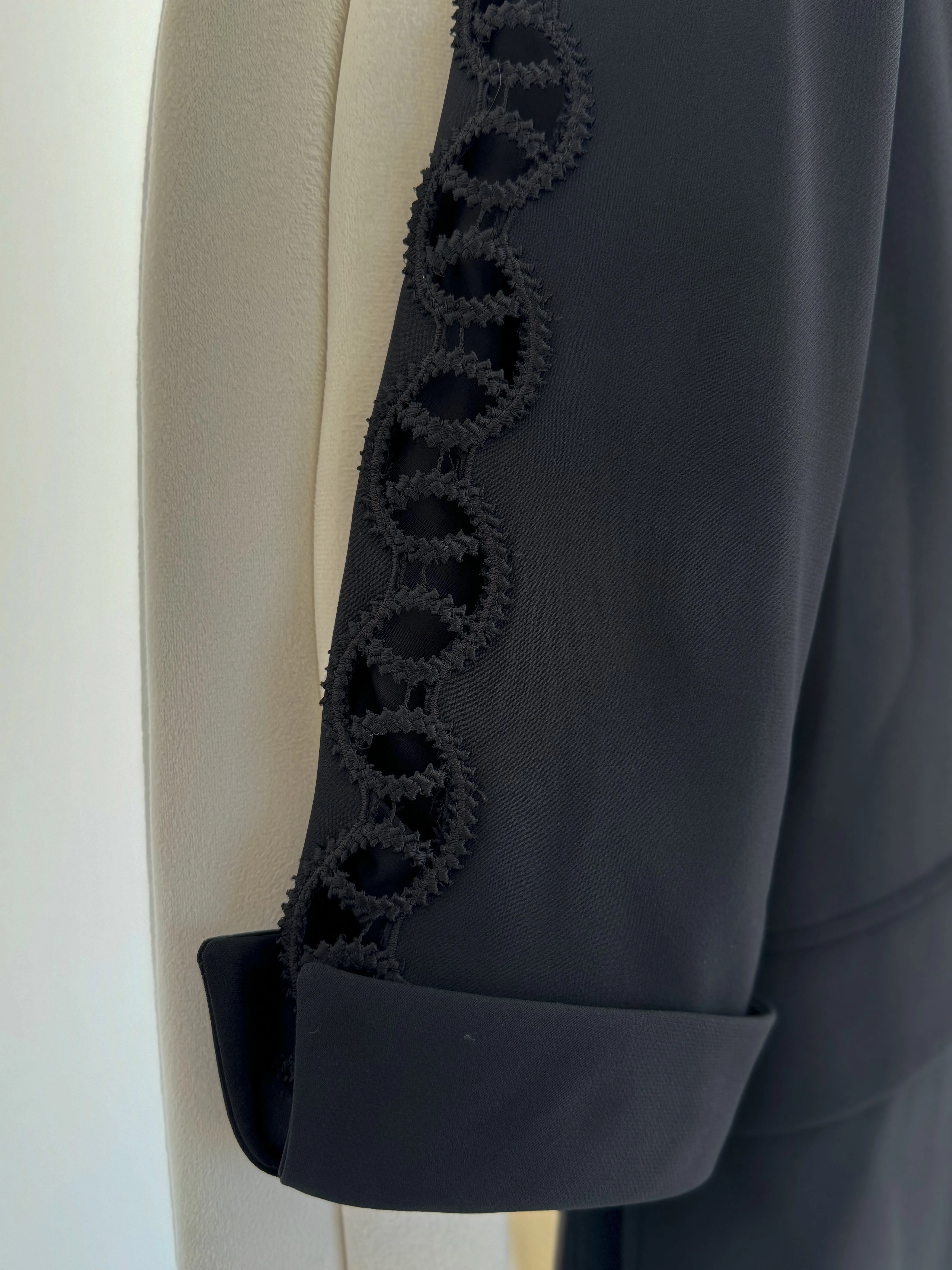 Vintage CLIPS Lace Embroidered Blazer