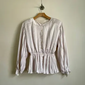 Vintage Victorian Style C.G. Designs accordion blouse / Size 10 (HT2508)