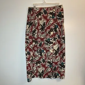 VINTAGE Western Rodeo Cowboy Bucking Horse Skirt Red Sz 13 Barrel Equestrian