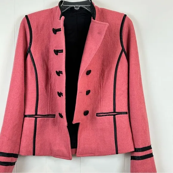 Vintage Wool Double Breasted Crop Jacket Size 0