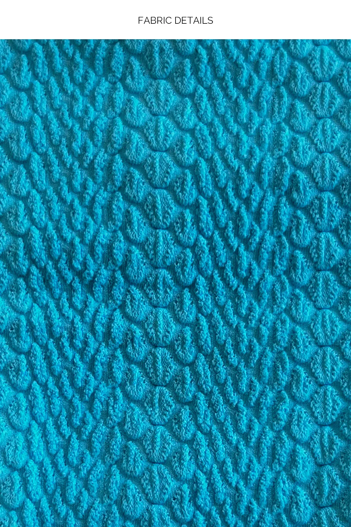WAVY BABY - Asymmetric Ring Top & Moderate Ring Side Bottom • Caribe Blue