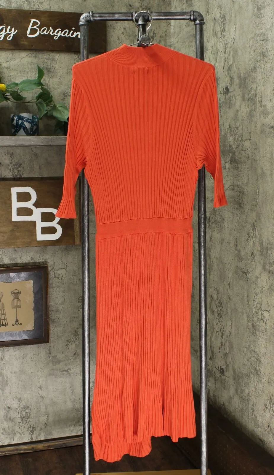 Who What Wear Women's Elbow Sleeve Mock Neck Flat Rib Sweater Dress