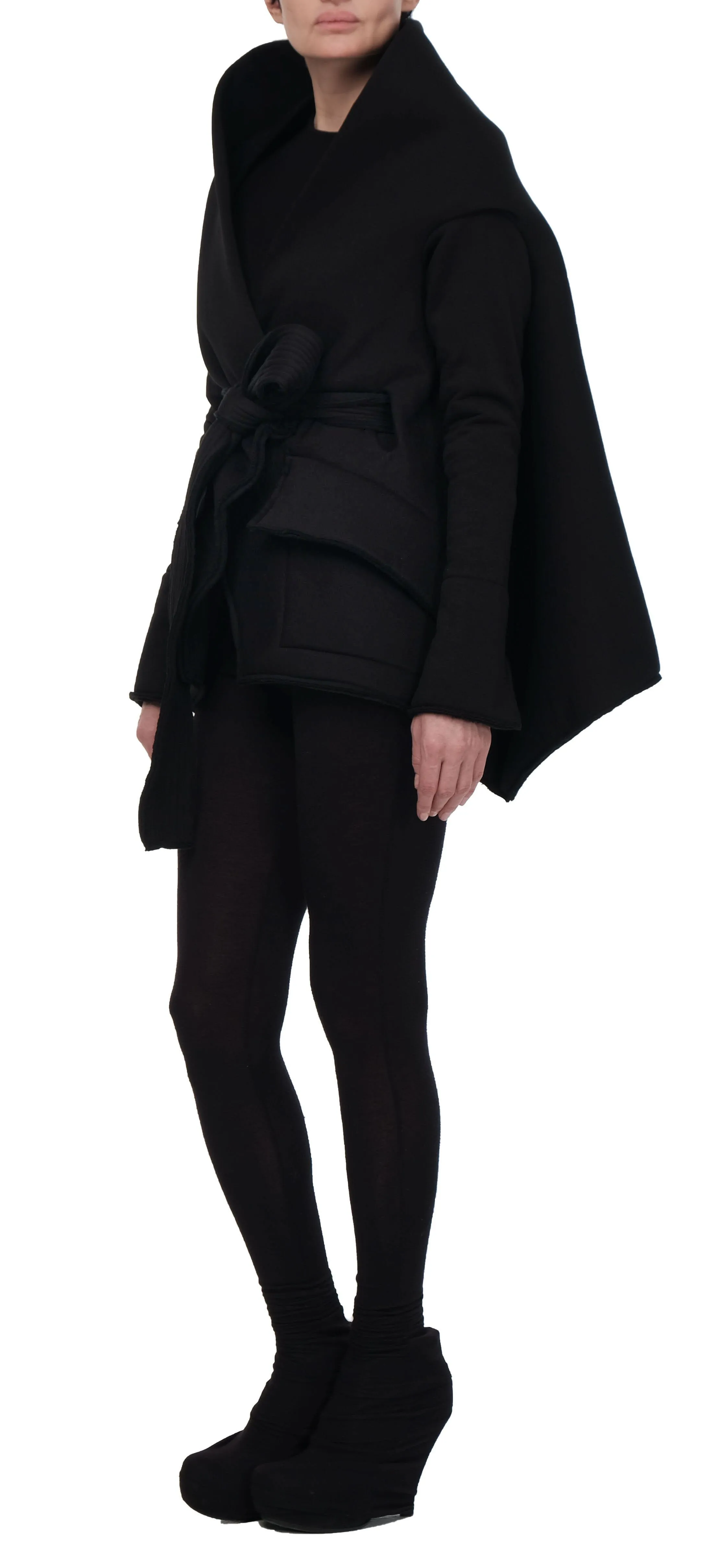 Wide Portrait Collar Jacket