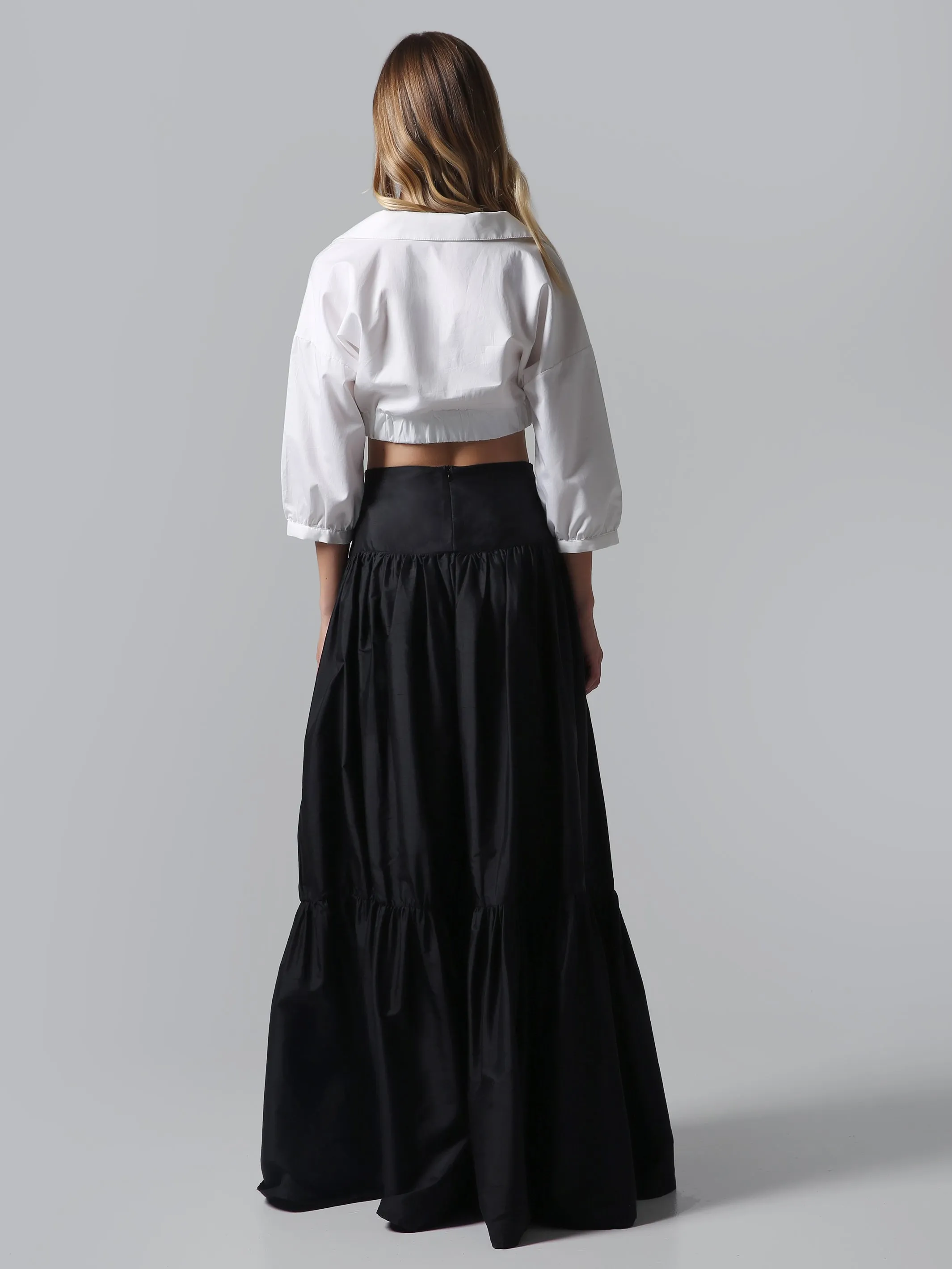 Wild Silk Maxi Skirt