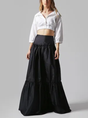 Wild Silk Maxi Skirt