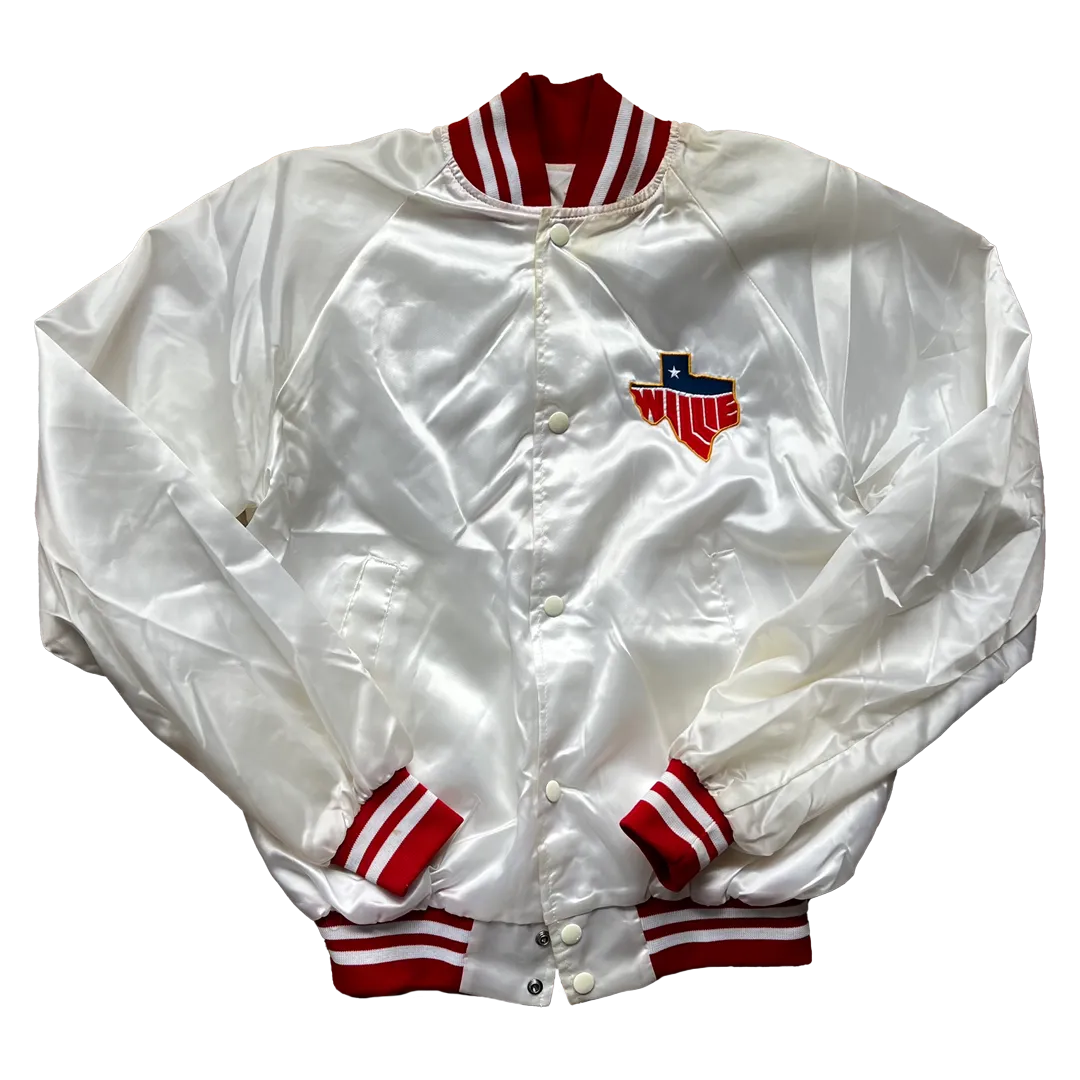 Willie Nelson Rare Pearl Satin Jacket Size S/M