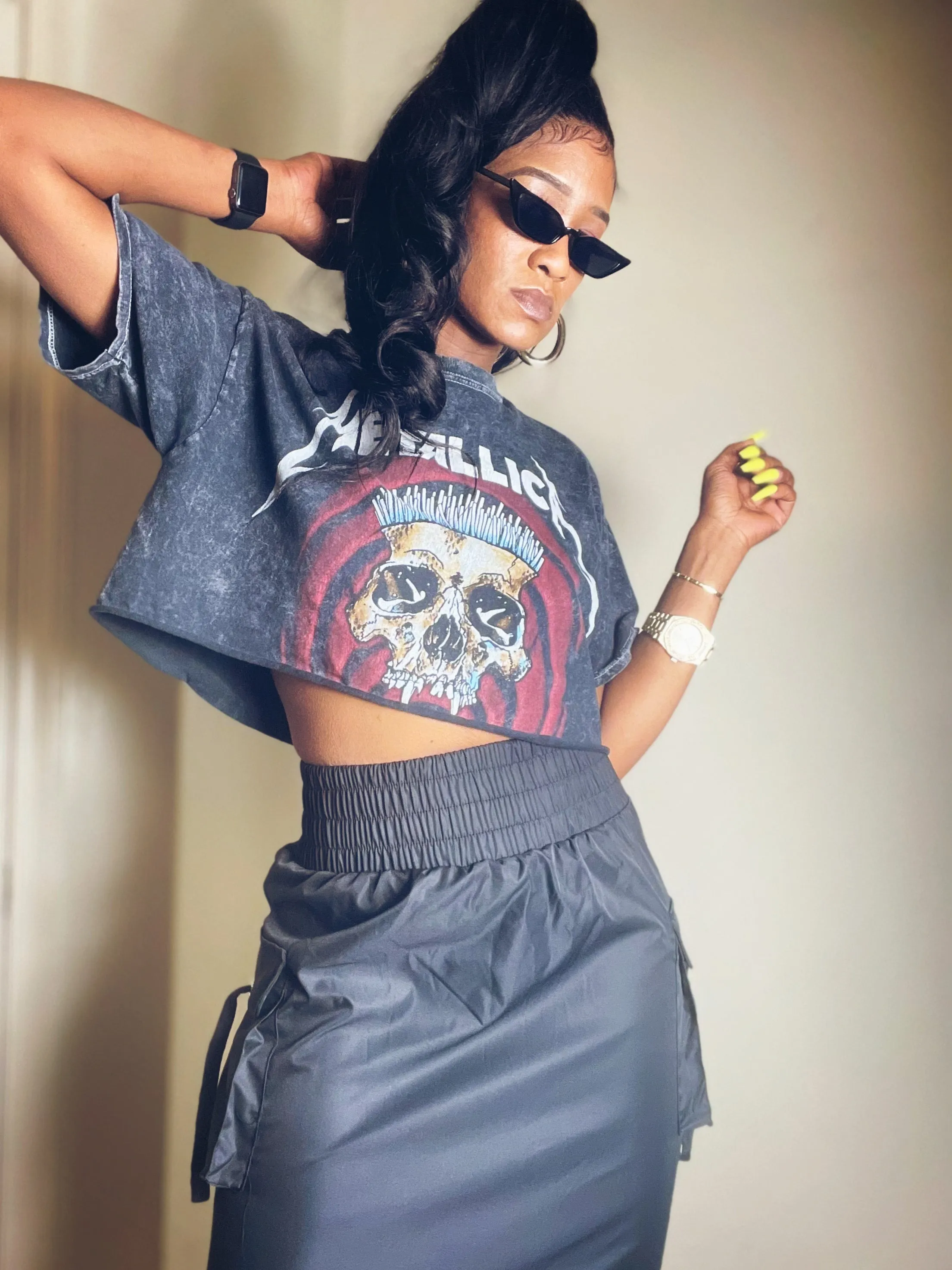 Women's Windbreaker Cargo Skirt