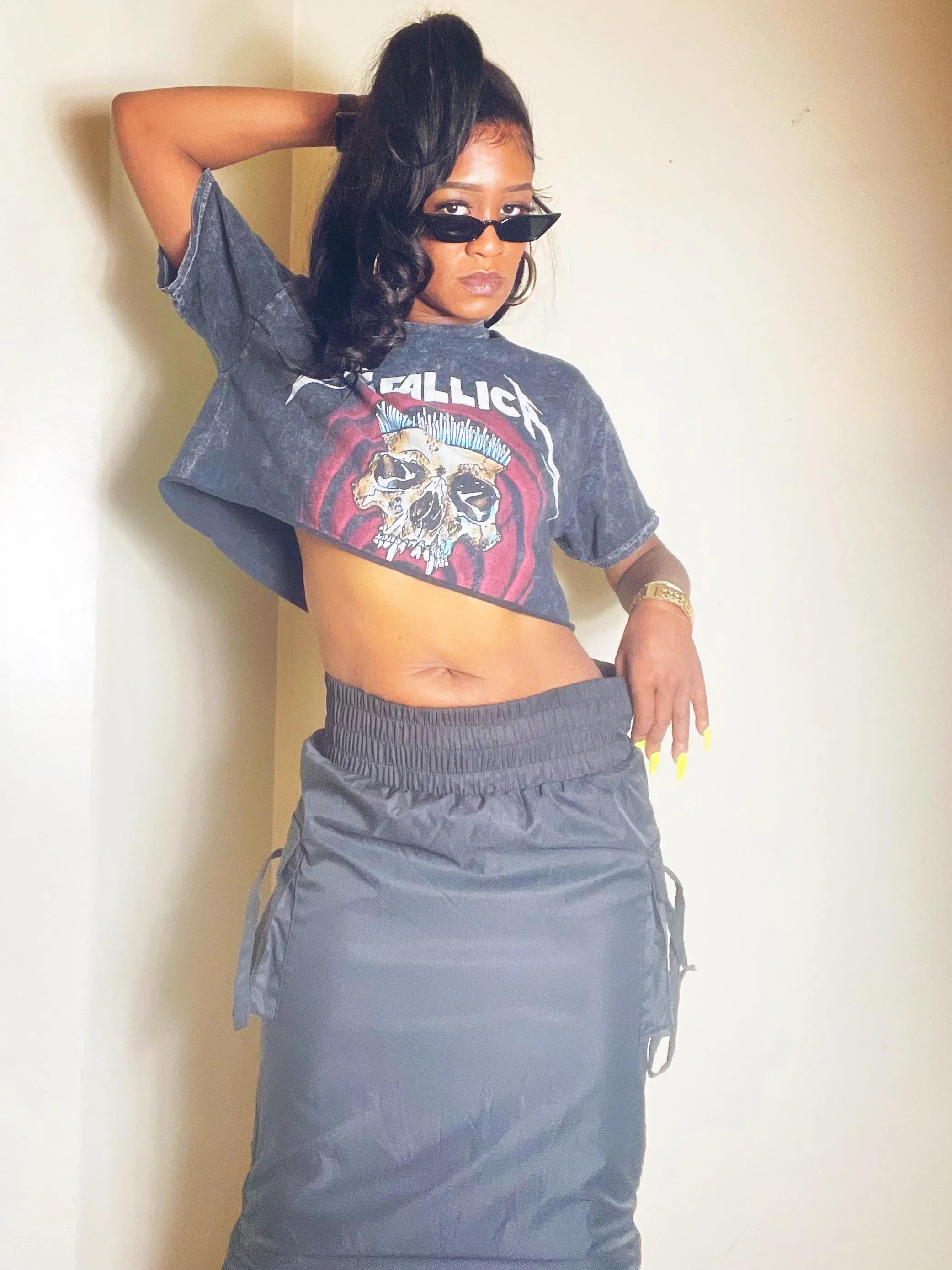 Women's Windbreaker Cargo Skirt
