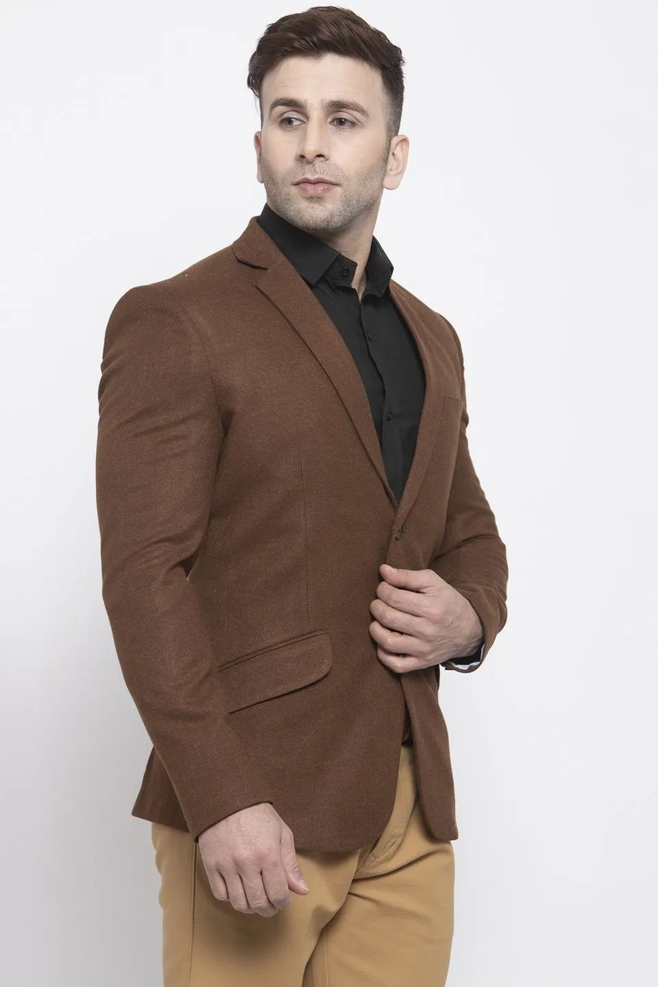 Wool Brown Blazer