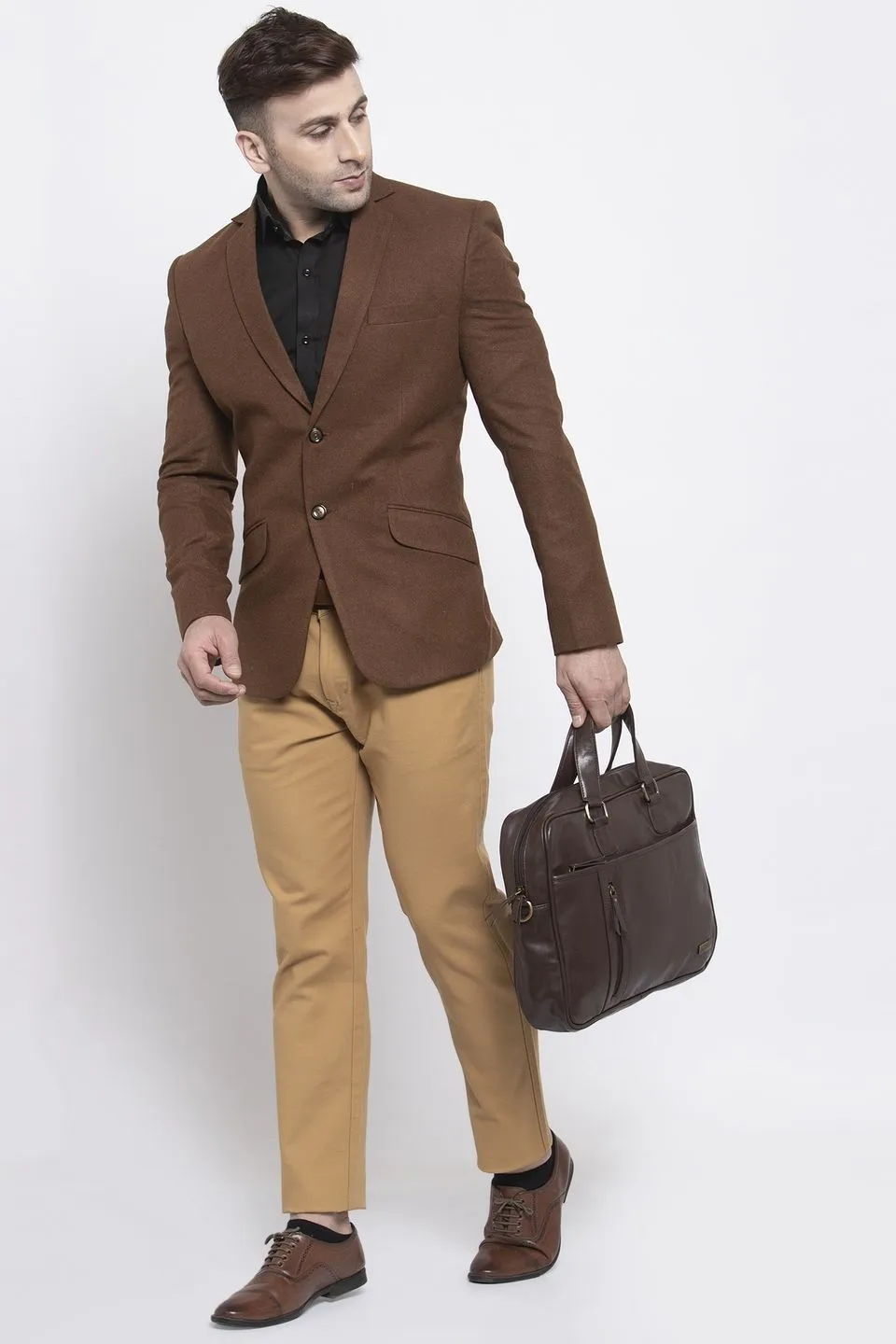 Wool Brown Blazer