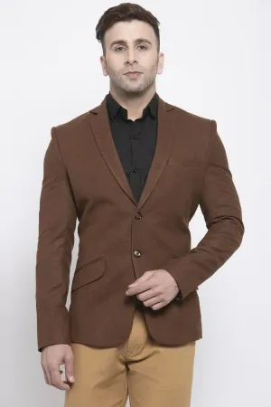 Wool Brown Blazer