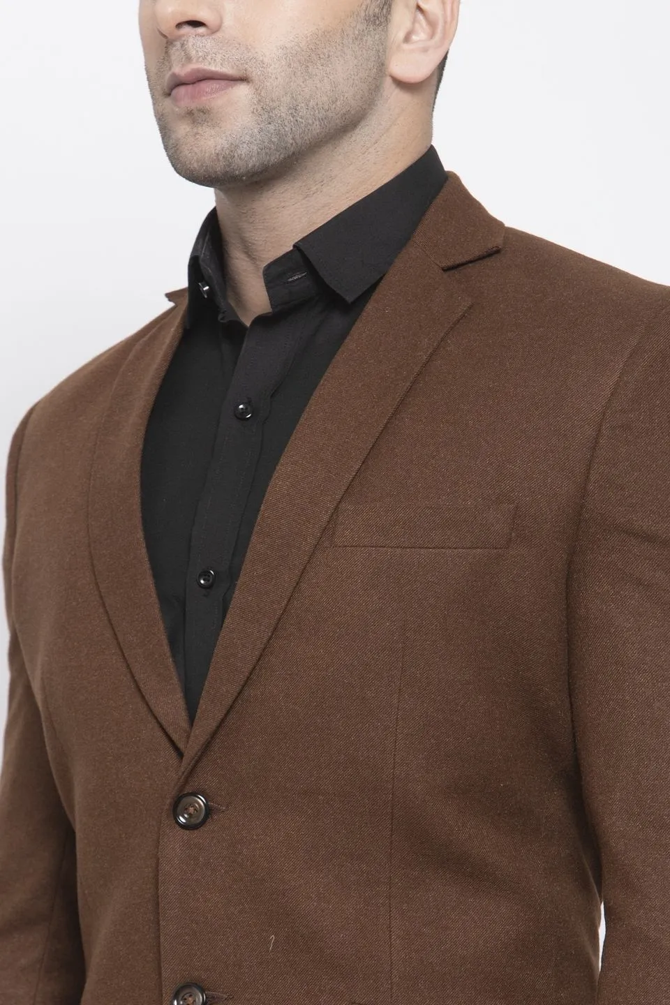 Wool Brown Blazer