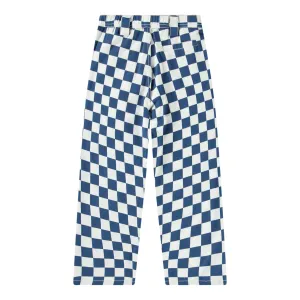 Woven pants Ataru Best Blue Check