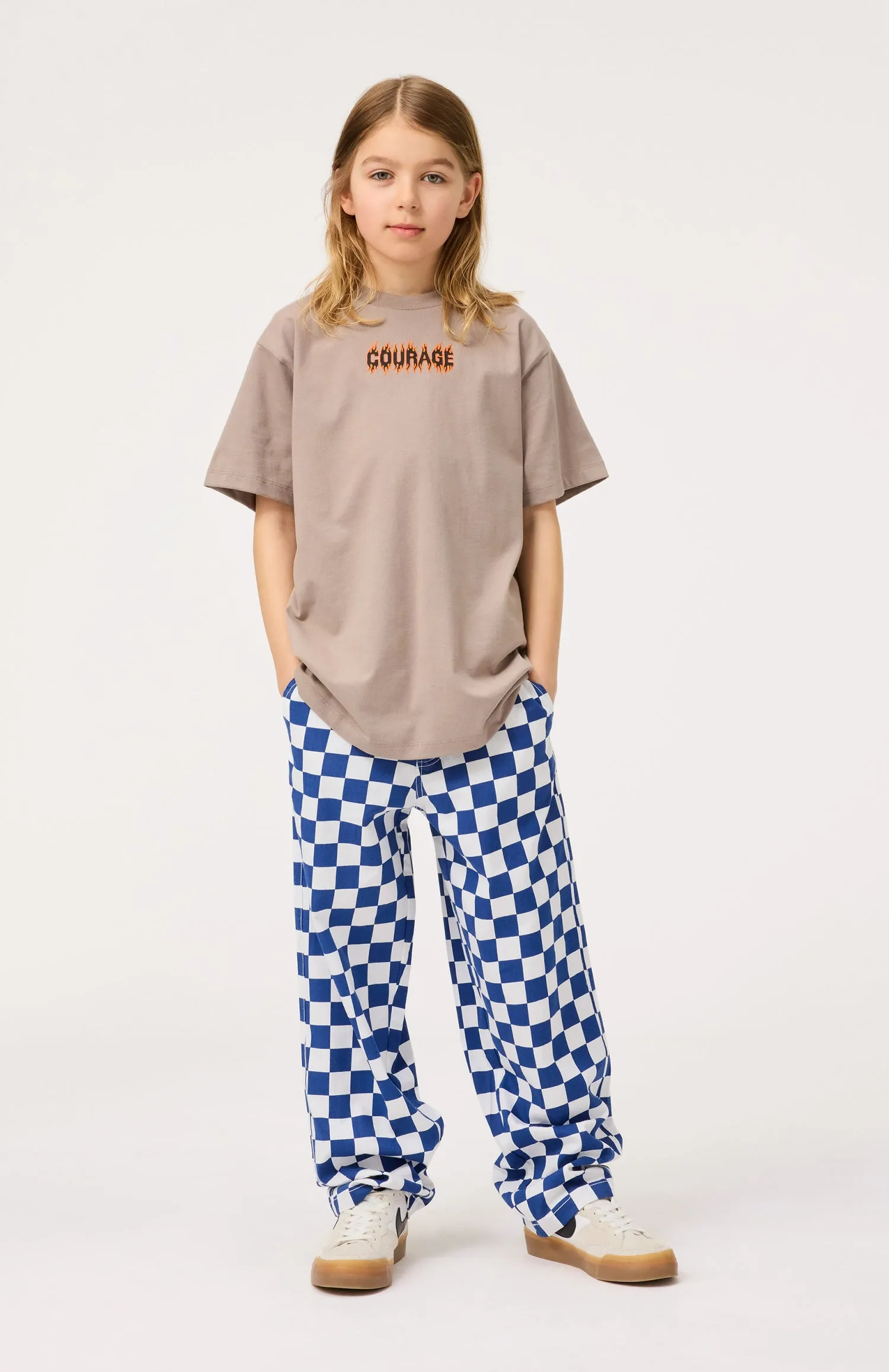 Woven pants Ataru Best Blue Check