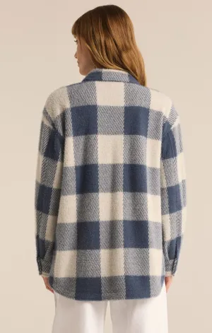 Z Supply Tucker Buffalo Check Jacket Eclipse