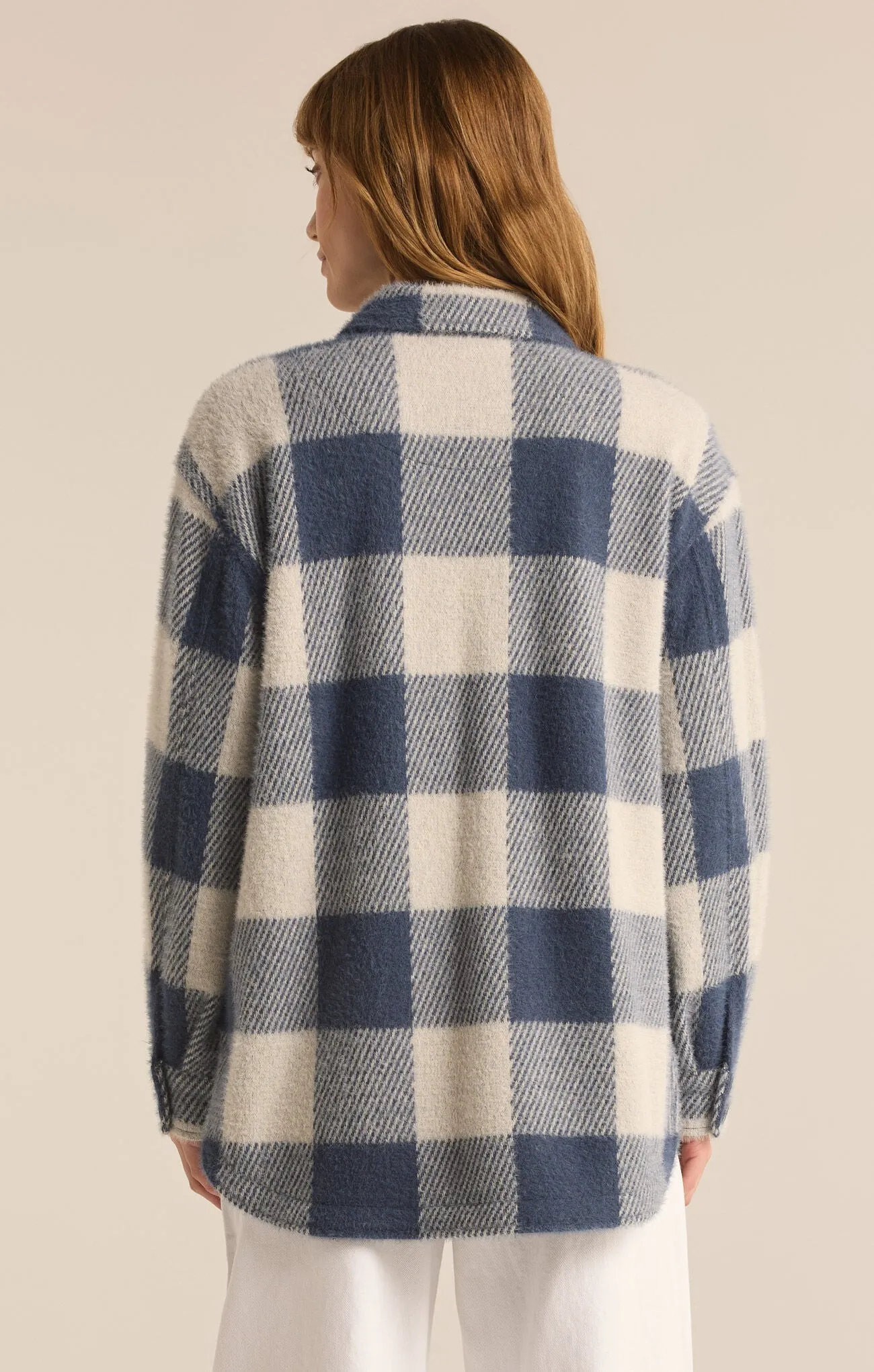 Z Supply Tucker Buffalo Check Jacket Eclipse