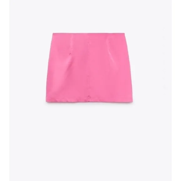 ZARA flap trim mini skirt