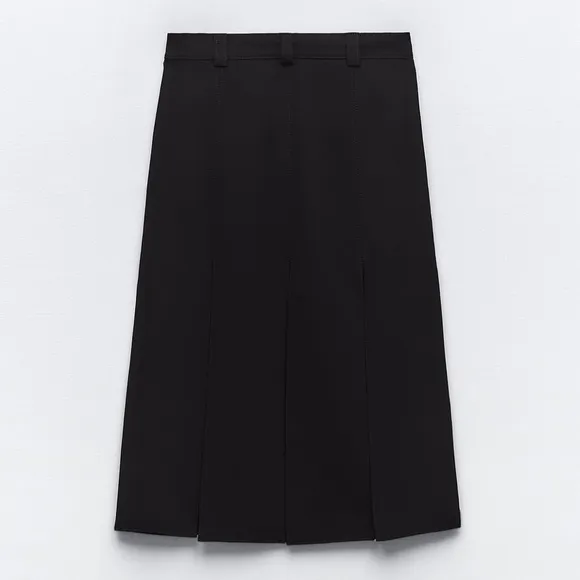 Zara midi skirt with strips 2024