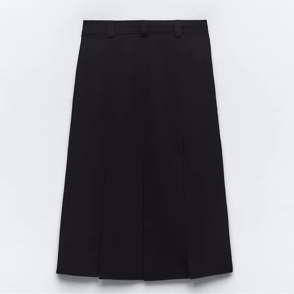 Zara midi skirt with strips 2024