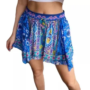 Zara Printed Asymmetric Skirt
