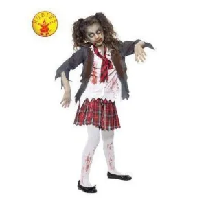 Zombie Schoolgirl Costume Size Xl